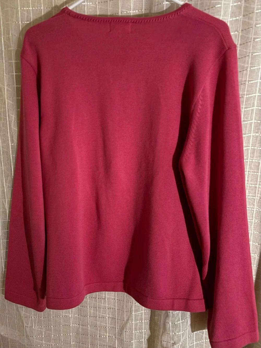 Foxcroft Women's Crewneck Sweater - Raspberry Red